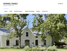 Tablet Screenshot of family.morkel.net